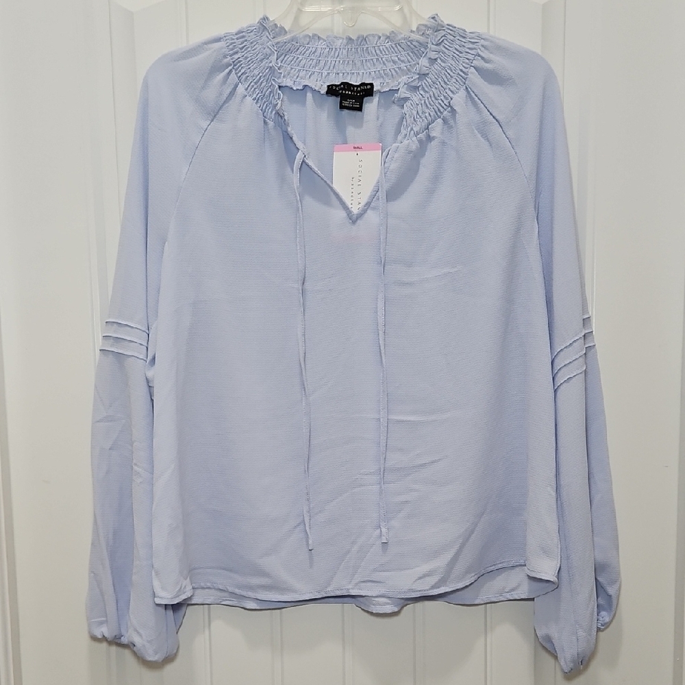 Social Standard By Sanctuary Long Sleeve Blouse